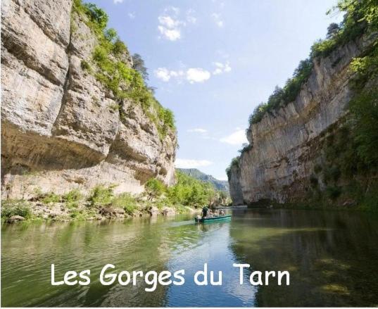 Saint-Rome-de-Tarn Chambre Au Calme Avec Spa Privatif Gratuit Sud Aveyron Les Palmiers Des Causses المظهر الخارجي الصورة