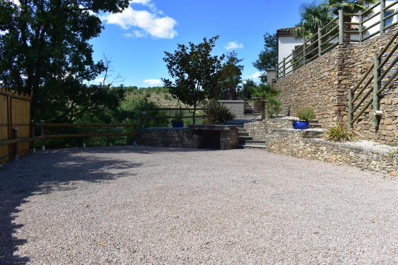 Saint-Rome-de-Tarn Chambre Au Calme Avec Spa Privatif Gratuit Sud Aveyron Les Palmiers Des Causses المظهر الخارجي الصورة