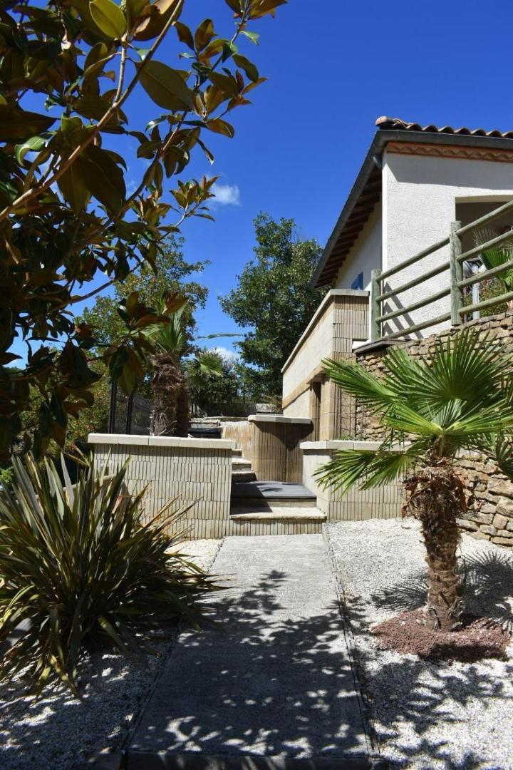 Saint-Rome-de-Tarn Chambre Au Calme Avec Spa Privatif Gratuit Sud Aveyron Les Palmiers Des Causses المظهر الخارجي الصورة